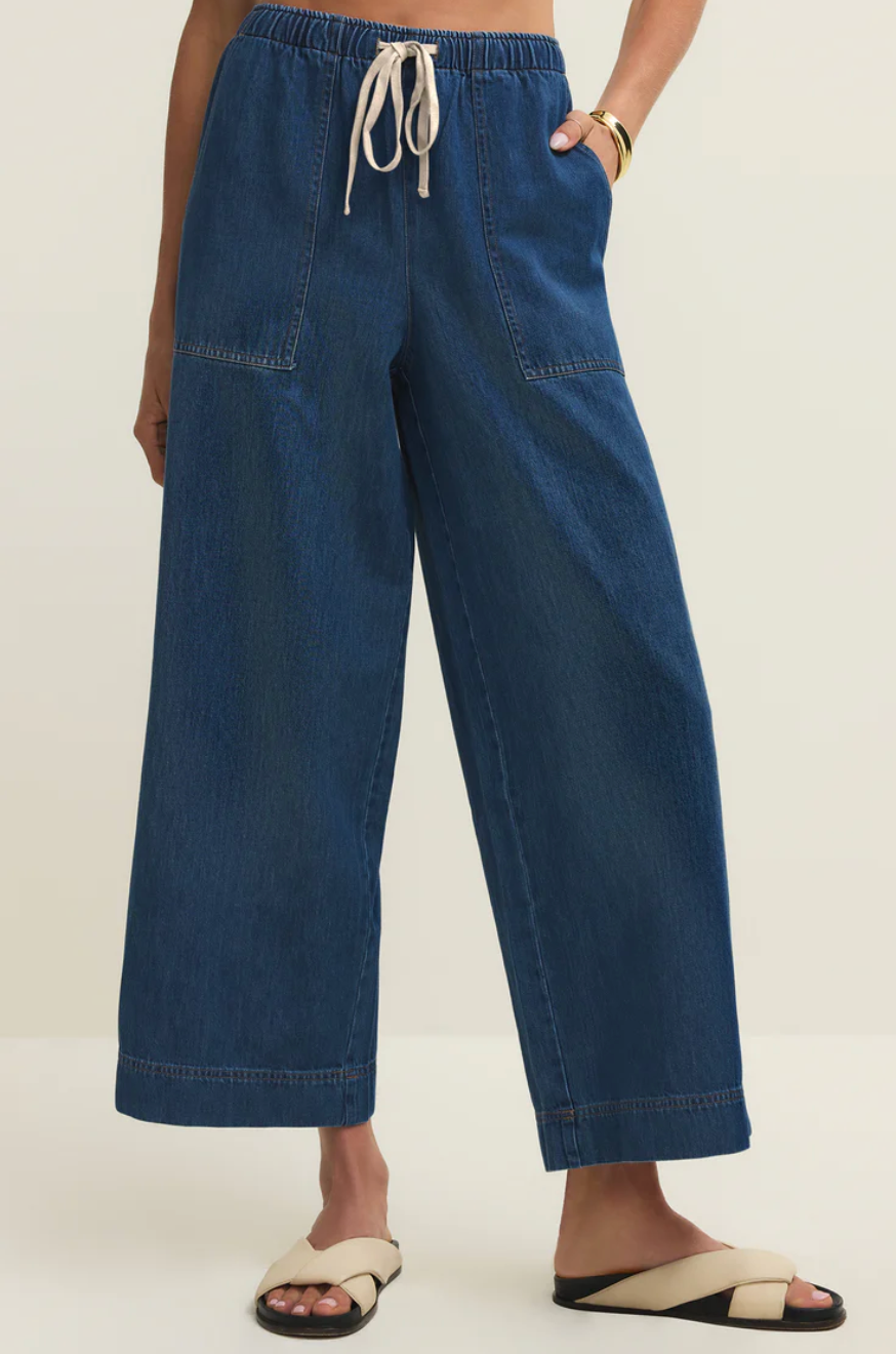 Z Supply | Daycation Utility Pants | Deep Water Denim