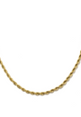 Waterproof Gold Chunky Rope Chain