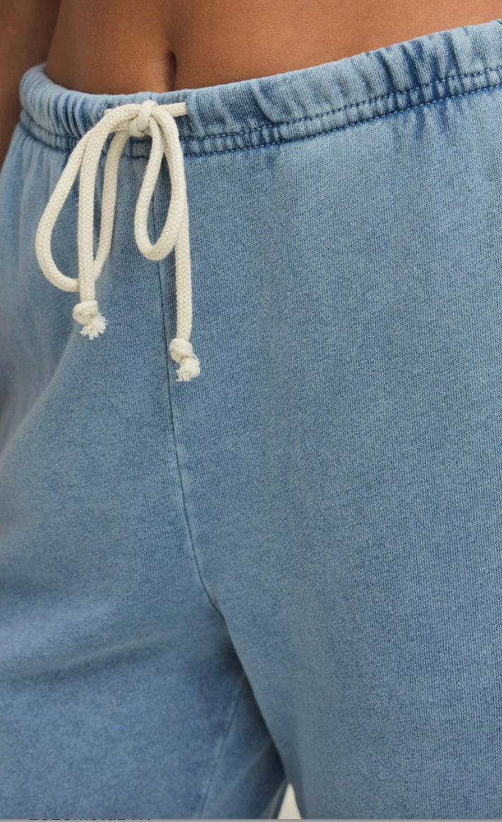 Downtown Knit Denim Jogger | Ocean Air Indigo