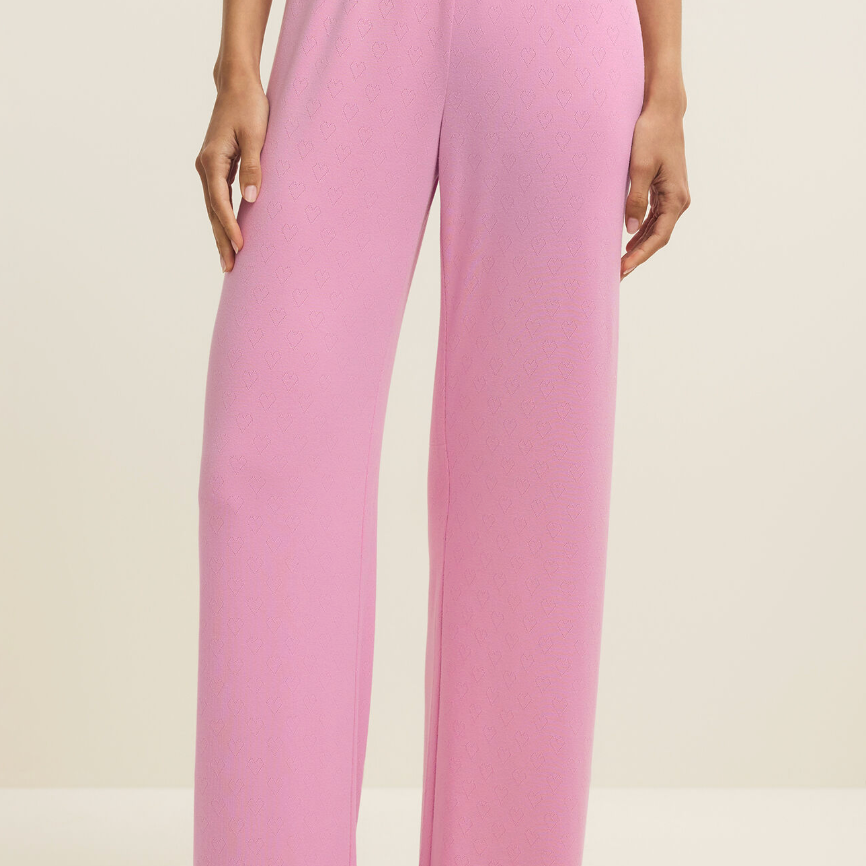 Josie Heart Lounge Pants | Pink Crush