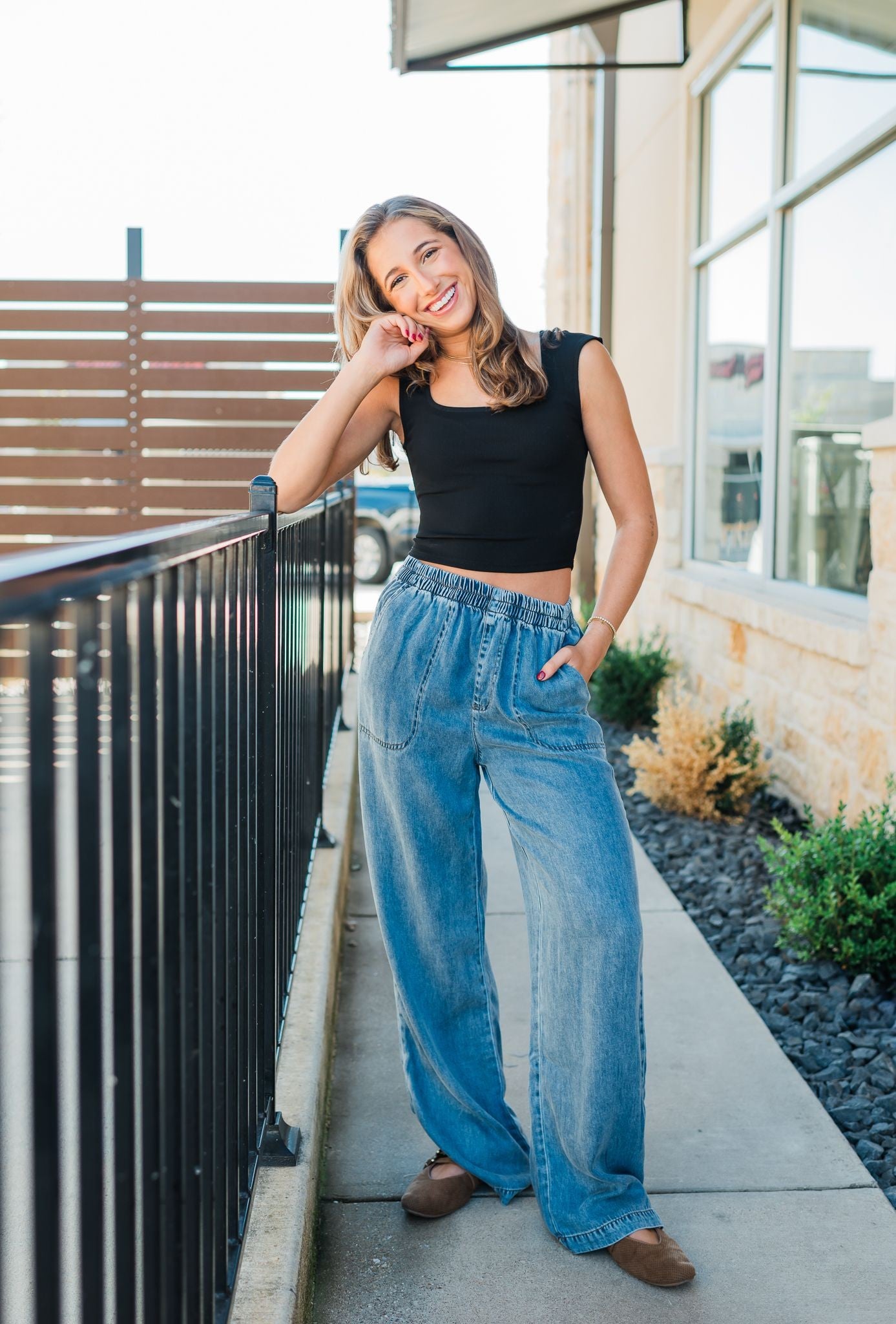 Carson Knit Top | Black