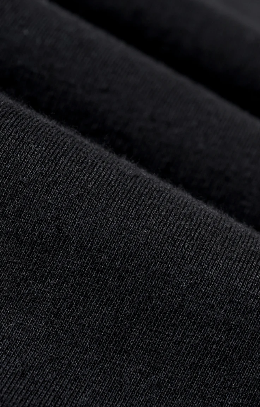 Noelle Jersey Top | True Black