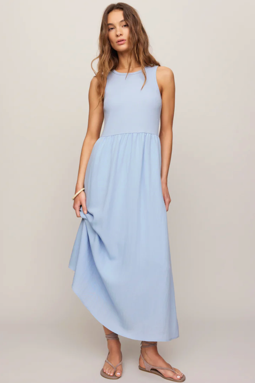 Charlotte Midi Dress | Blue Light