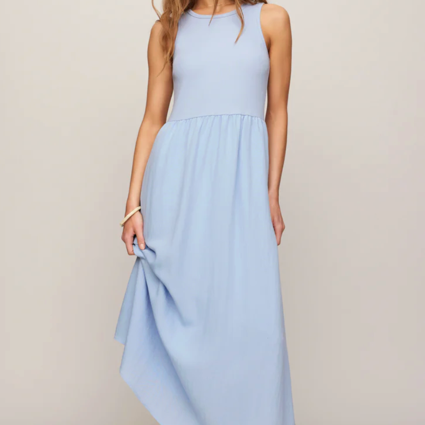 Charlotte Midi Dress | Blue Light
