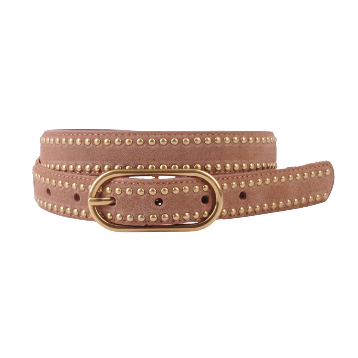 Genuine Leather Belt | Stud Lined