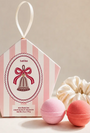 Mini Bath Bomb Set | Pink Christmas