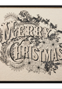 Vintage Merry Christmas Wall Art