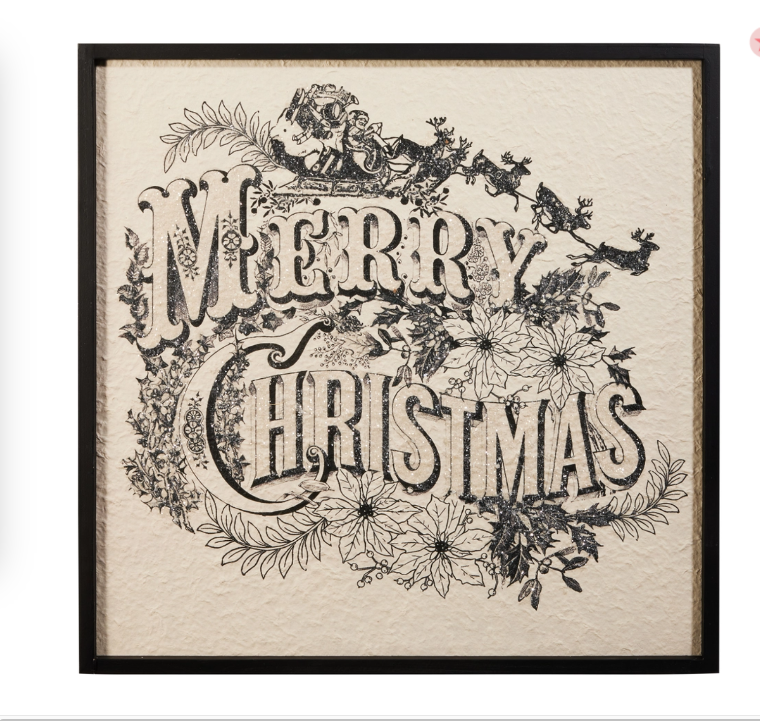 Vintage Merry Christmas Wall Art