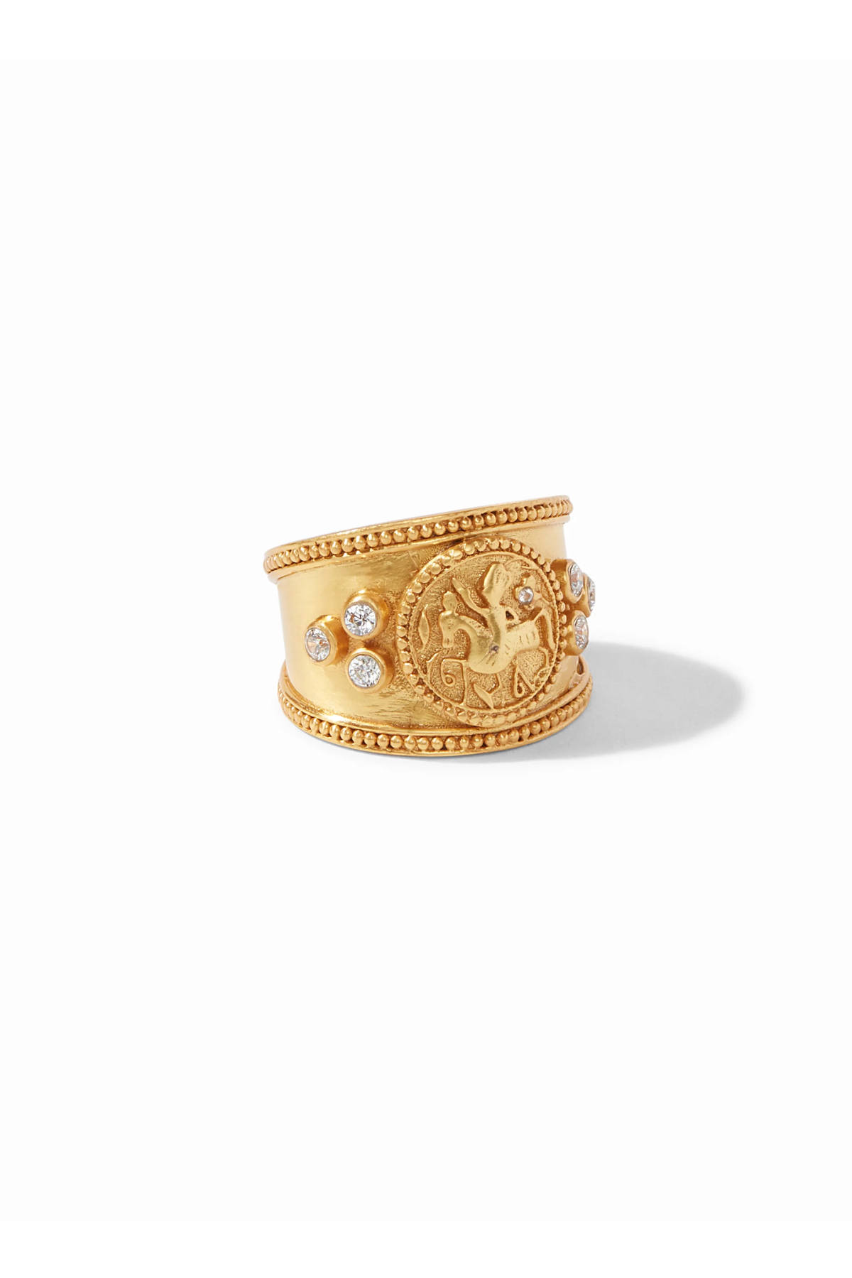 Julie Vos | Coin Crest Ring | Size 7