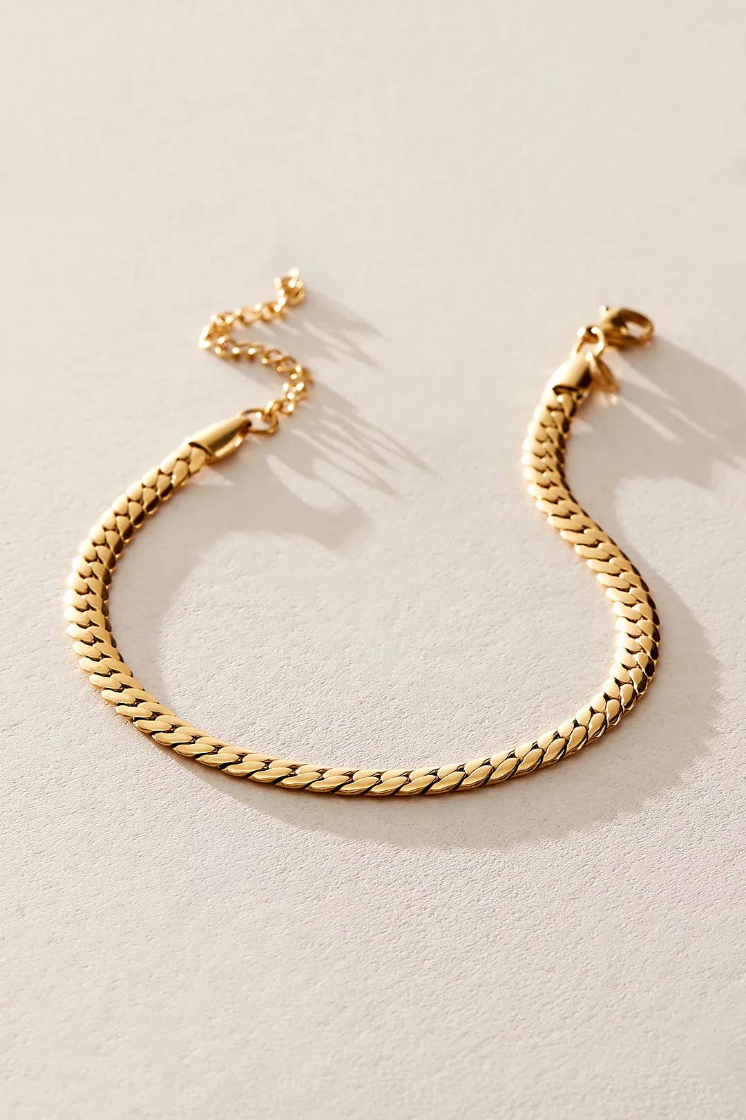 Gold Braided Anklet