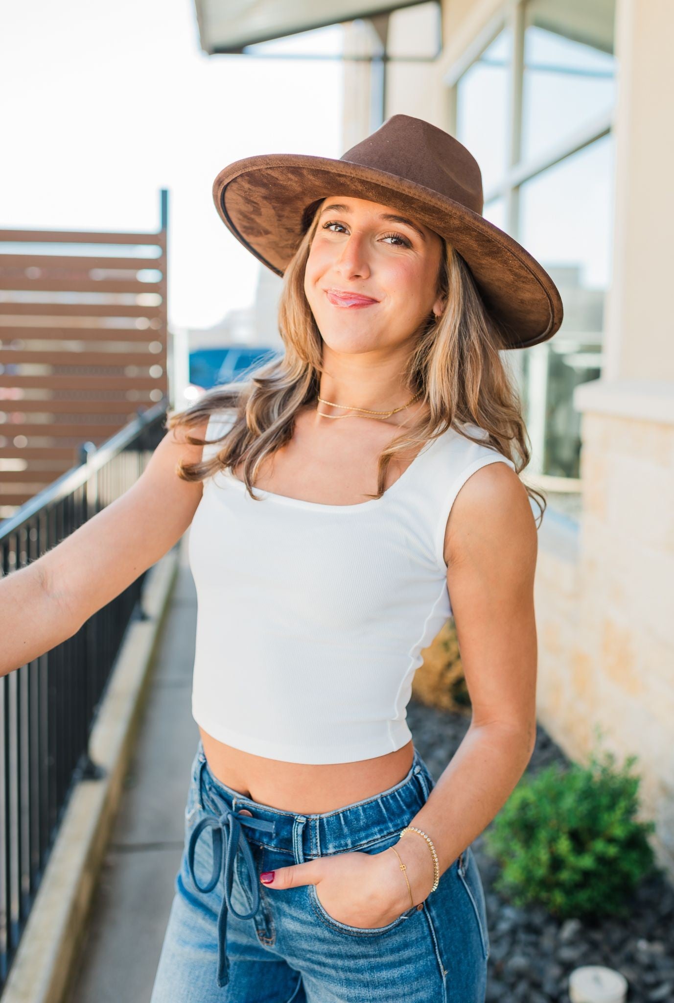 Carson Knit Top | White