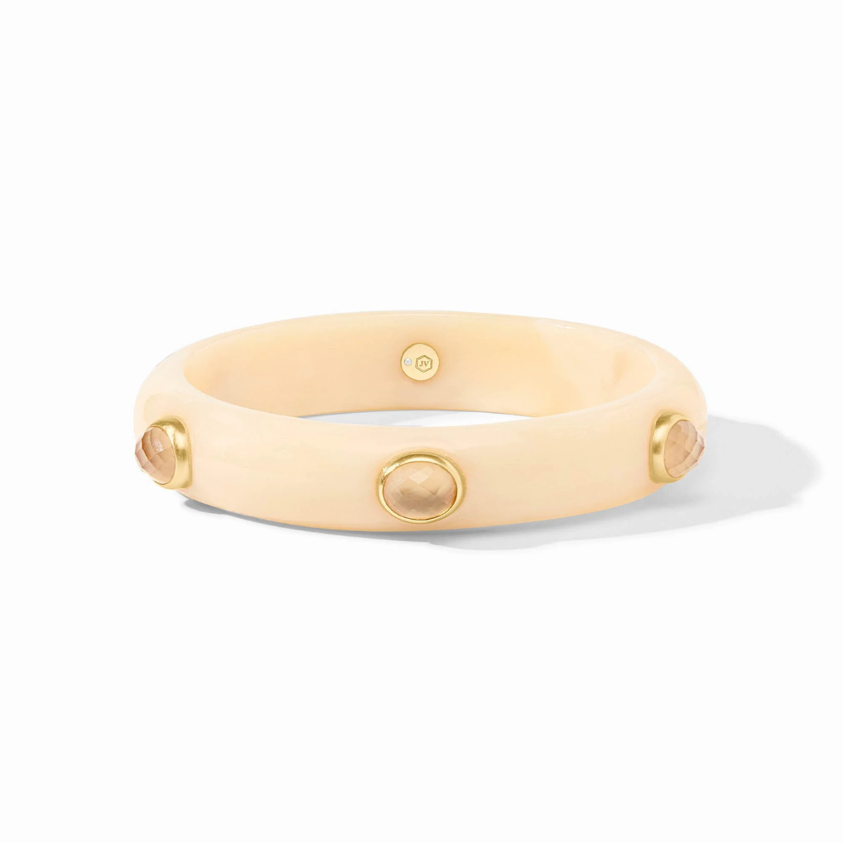 Julie Vos | Carnaby Stone Bangle | Ivory
