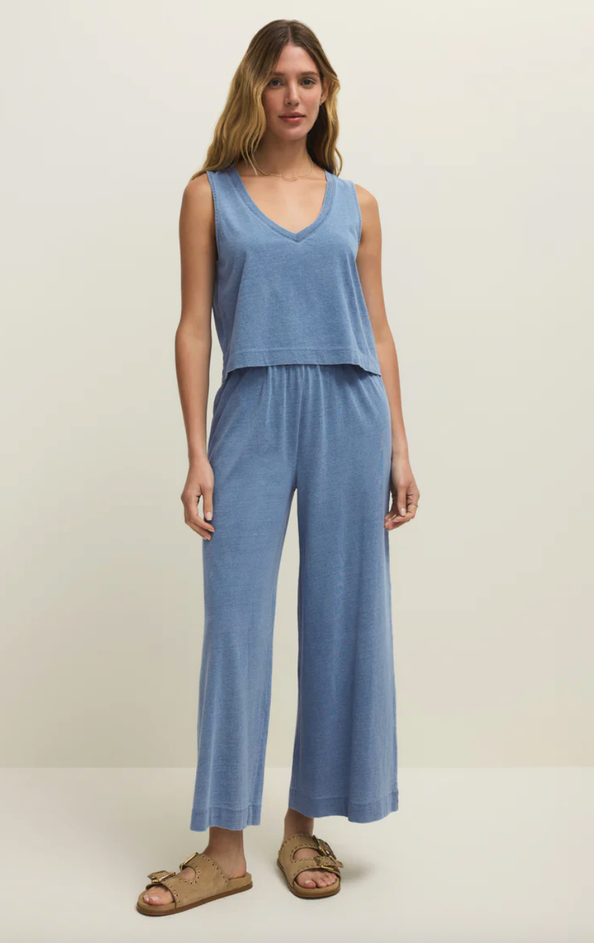 Scout Jersey Denim Pants | Santorini Indigo