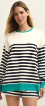 Layer Up Stripe Sweatshirt | Eclipse