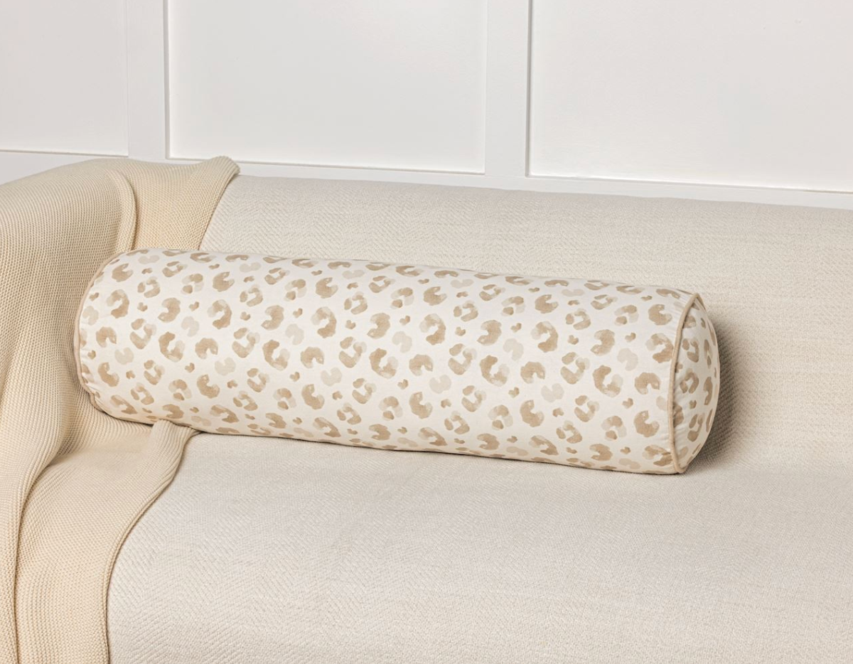 Leopard Bolster Pillow