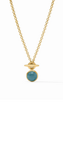 Julie Vos | Solara Solitaire Necklace | Montana Blue