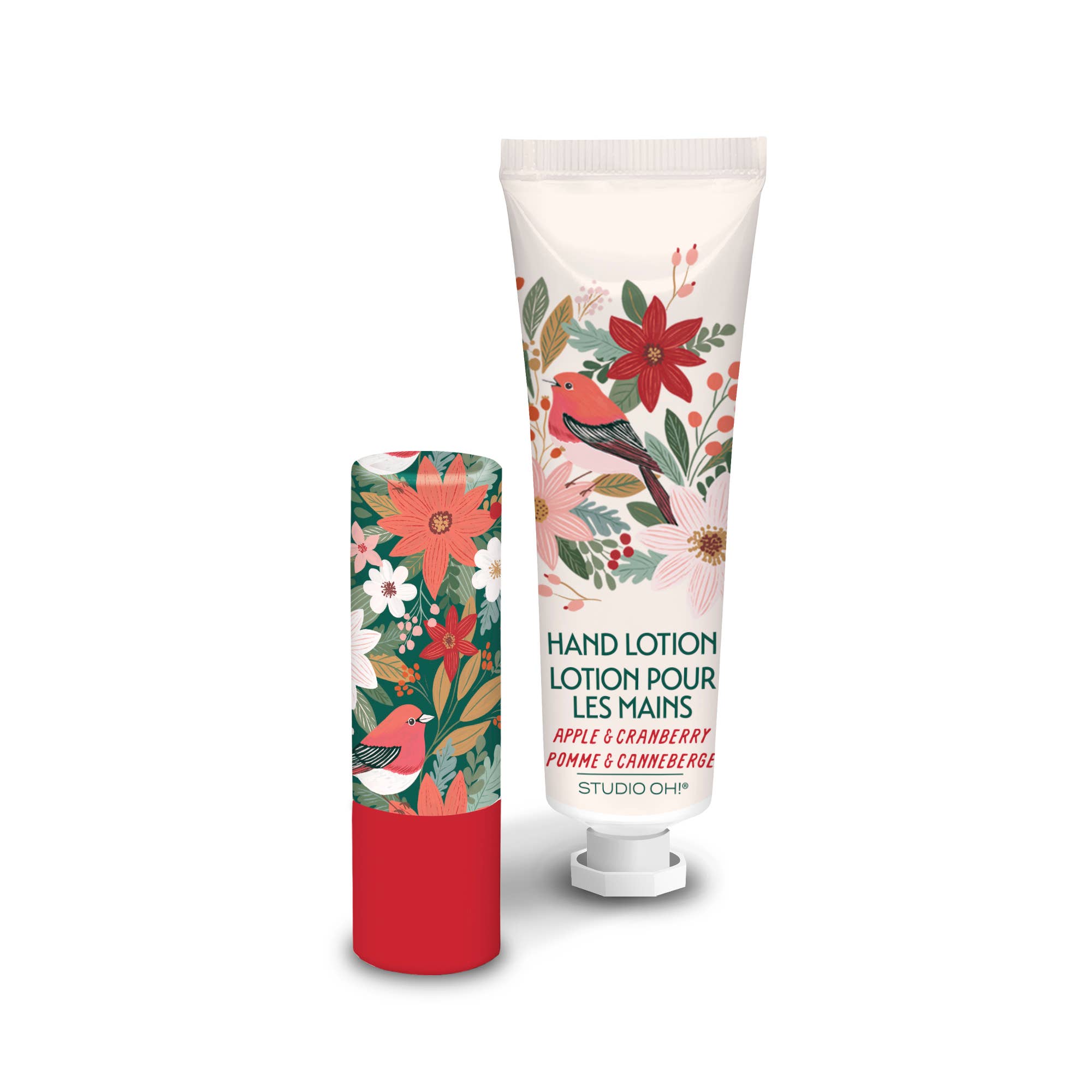 Lip Balm + Lotion Set | Christmas Nature's Celebration