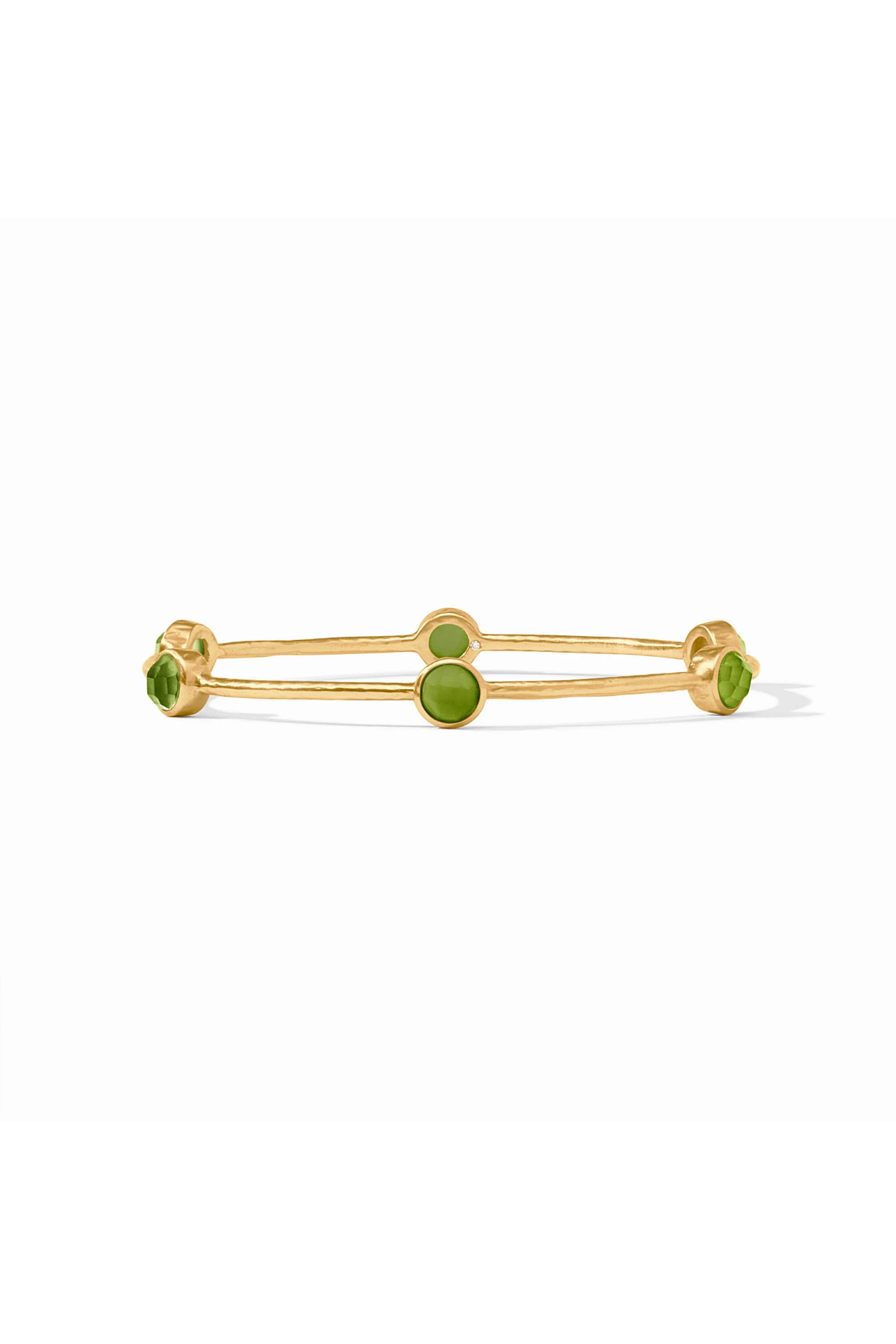 Julie Vos | Milano Lux Bangle | Palmetto Green