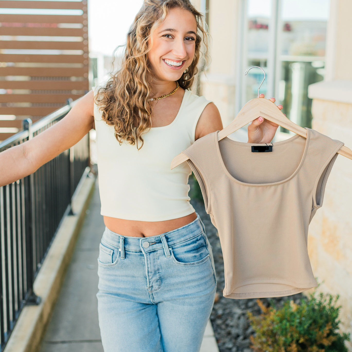 Carson Knit Top | Taupe