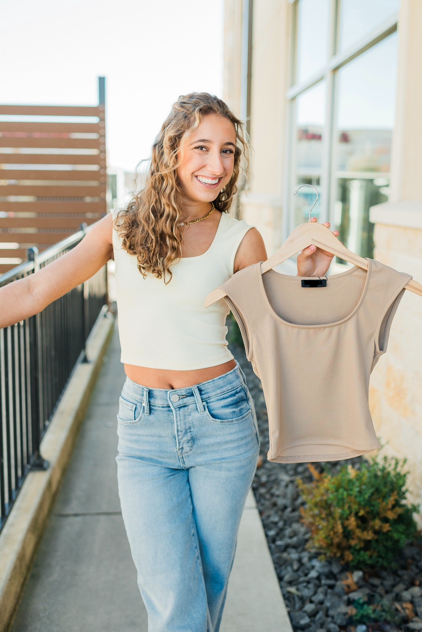 Carson Knit Top | Taupe
