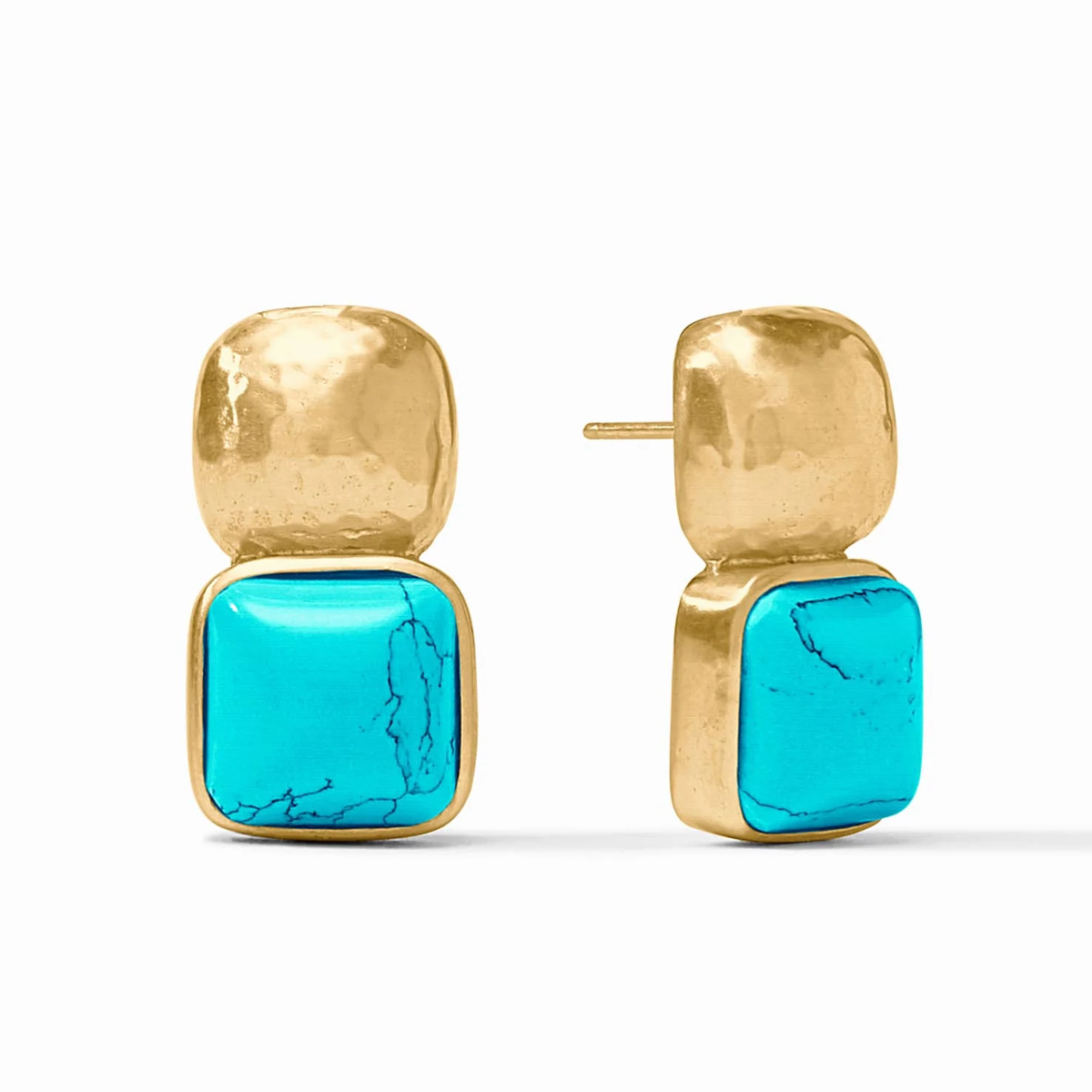 Julie Vos | Catalina Earring | Turquoise Blue