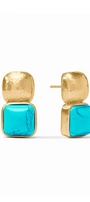 Julie Vos | Catalina Earring | Turquoise Blue