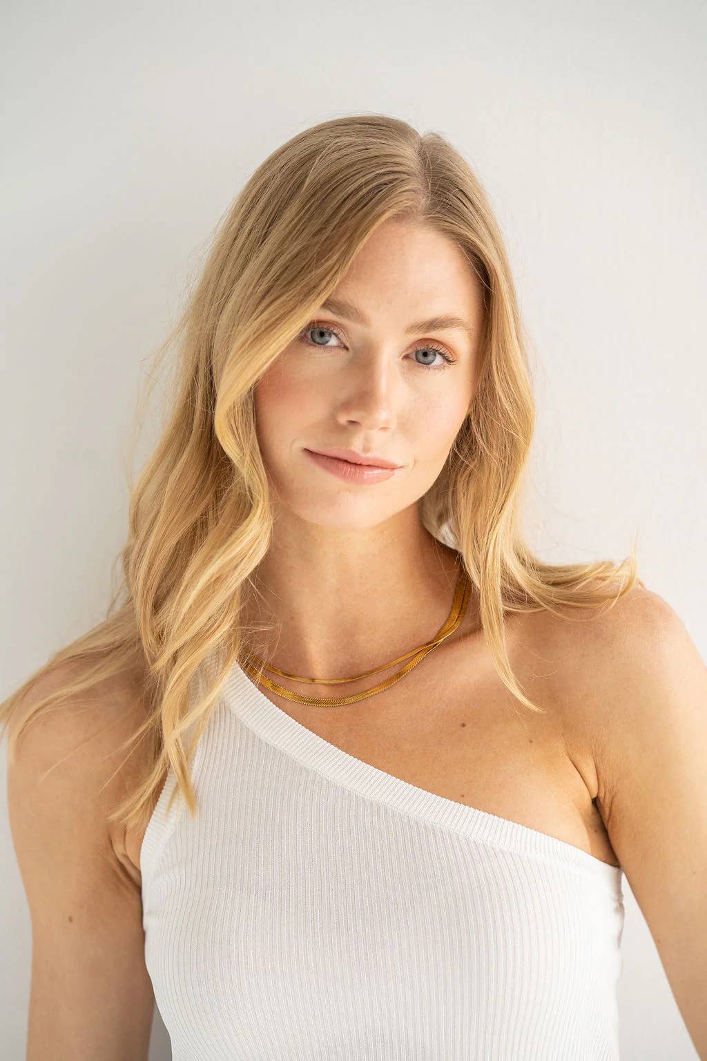 18K Gold Plated Necklace | Herringbone