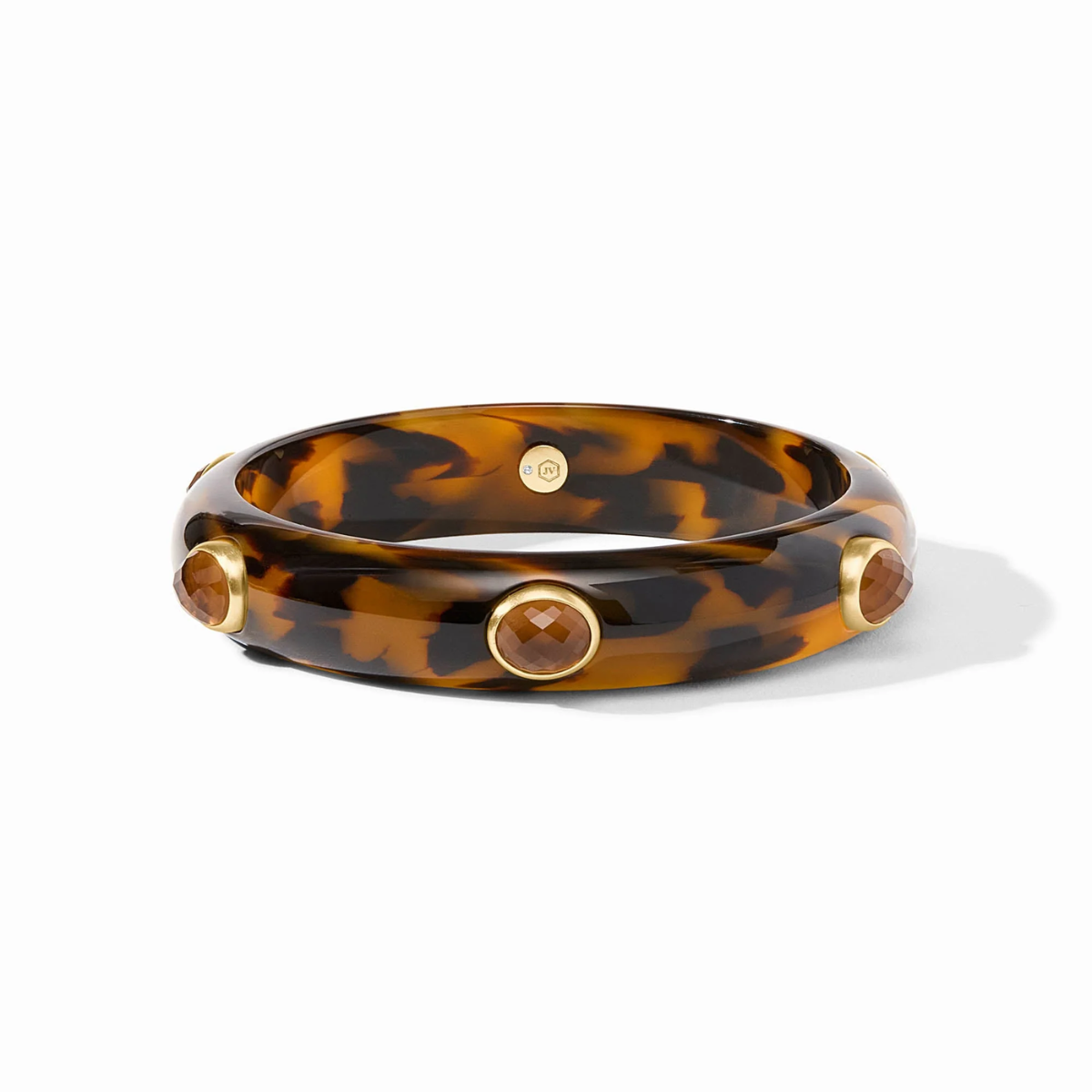 Julie Vos | Carnaby Stone Bangle | Tortoiseshell