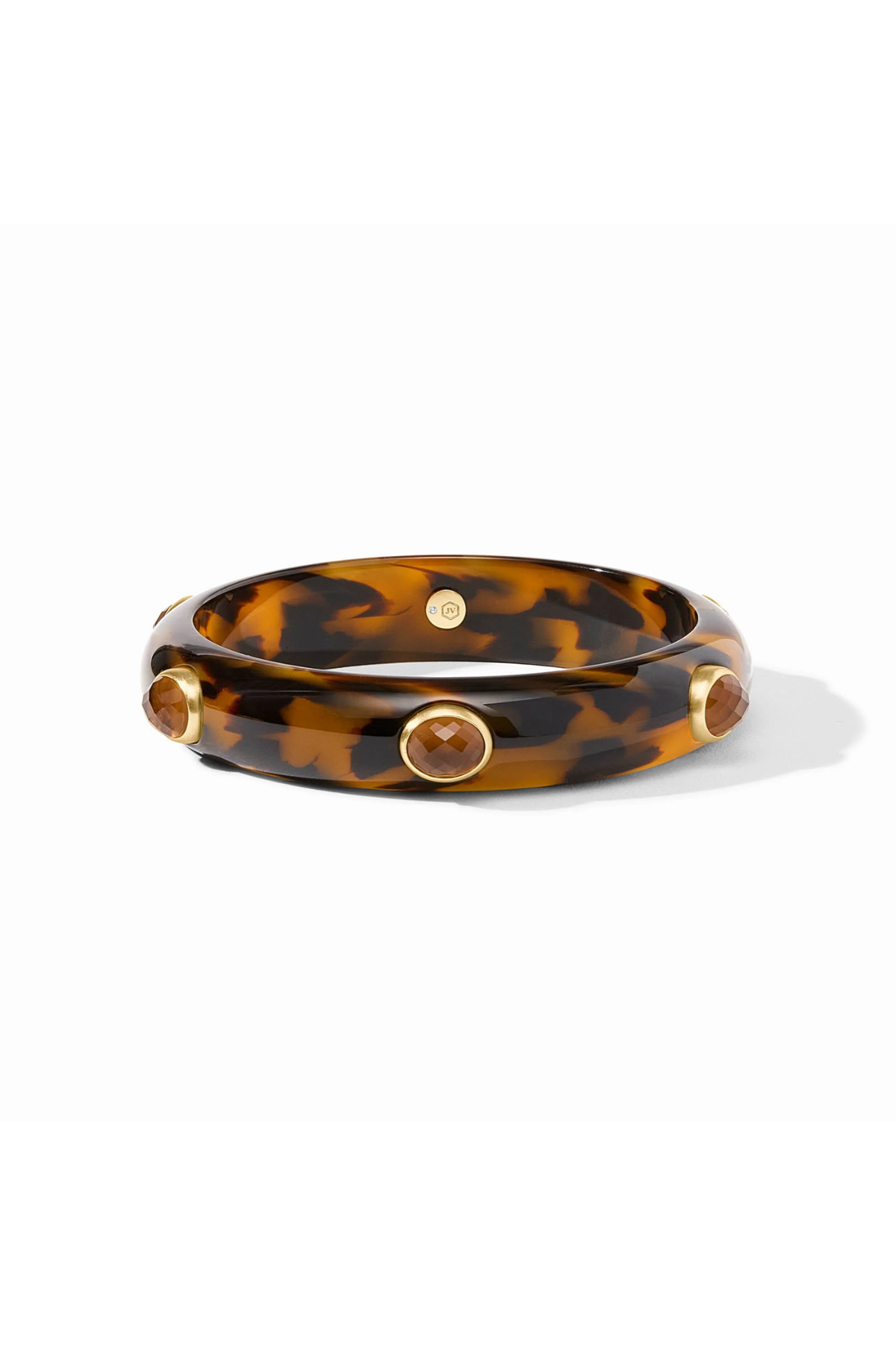 Julie Vos | Carnaby Stone Bangle | Tortoiseshell