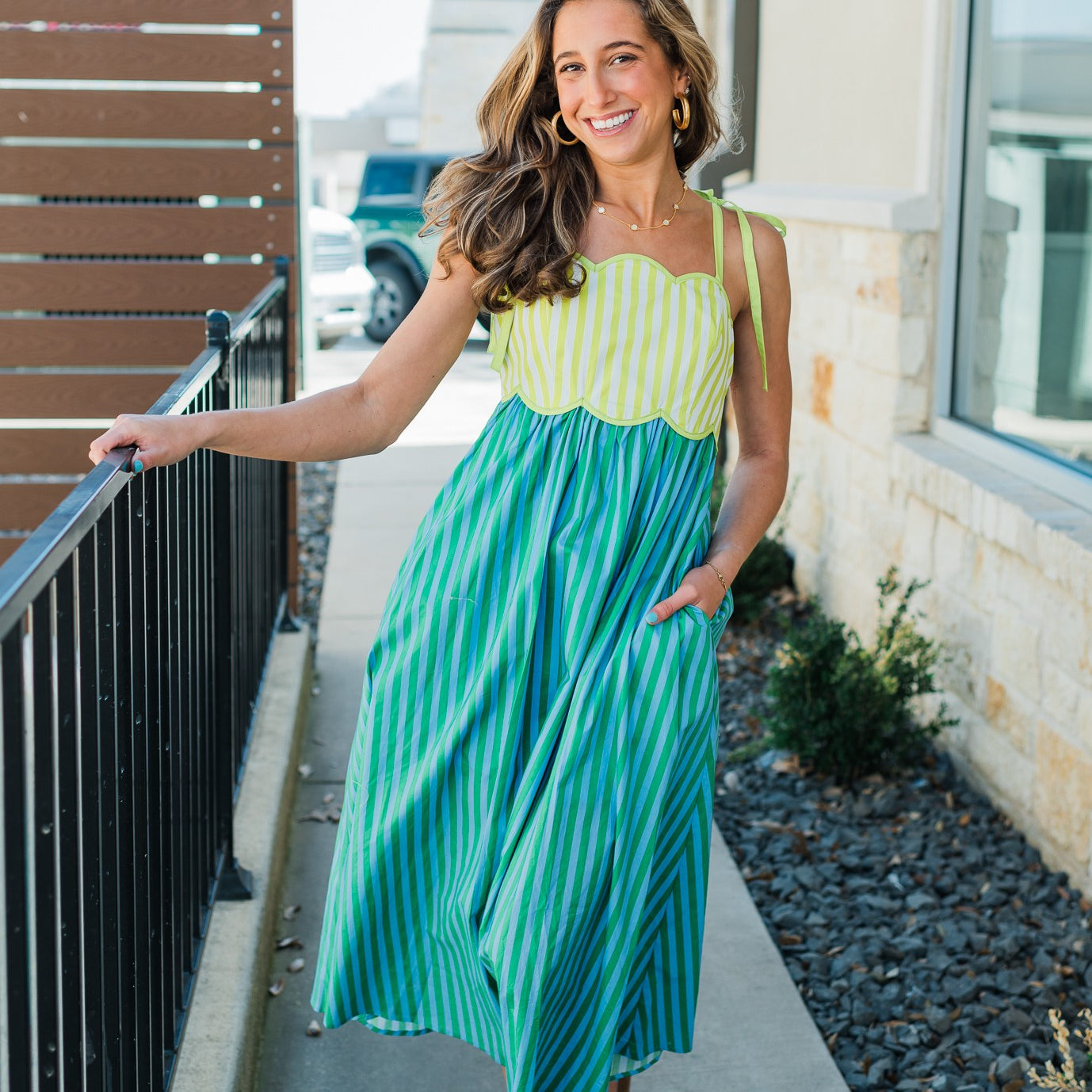 Aruba Dress | Kiwi Green