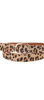 Genuine Leather Belt | Leopard