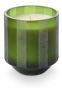 Striped Glass Candle | Fresh Balsam