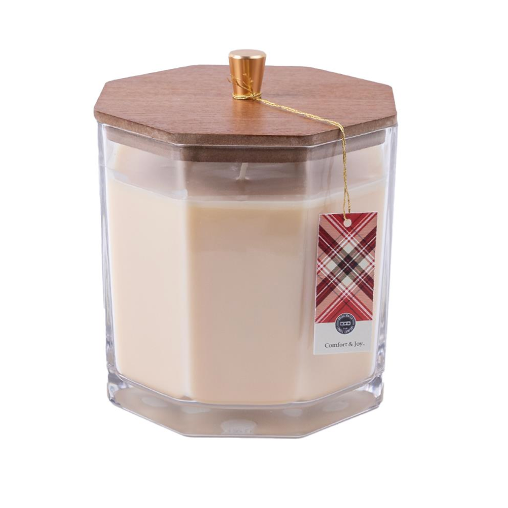 Large Decorative Candle | Comfort & Joy