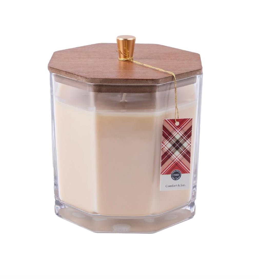 Large Decorative Candle | Comfort & Joy