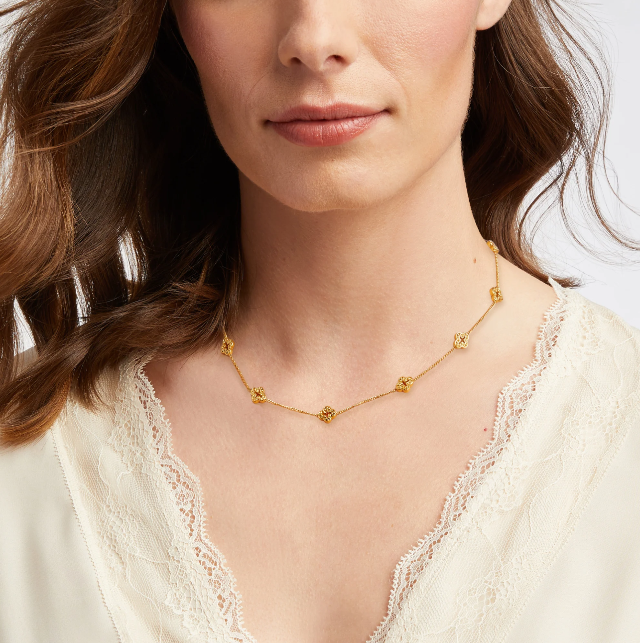 Julie Vos | Florentine Demi Delicate Station Necklace