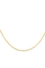 18K Gold Plated Necklace | Micro Herringbone