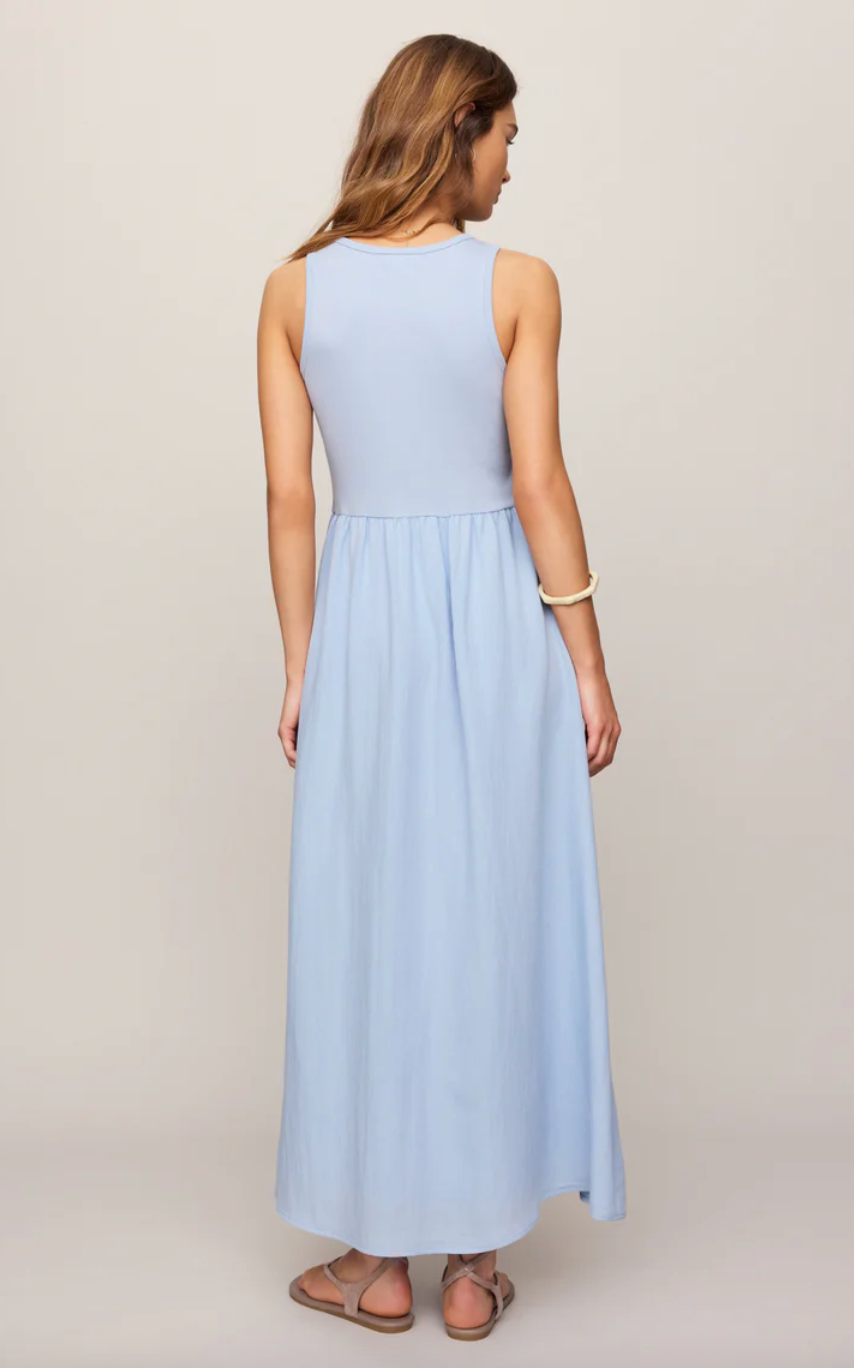 Charlotte Midi Dress | Blue Light