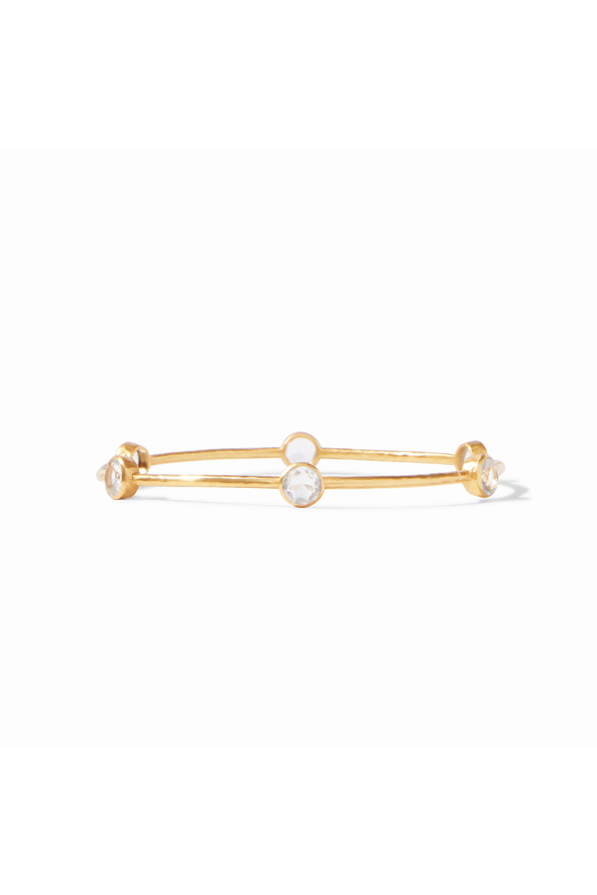 Julie Vos | Milano Bangle | Crystal Clear