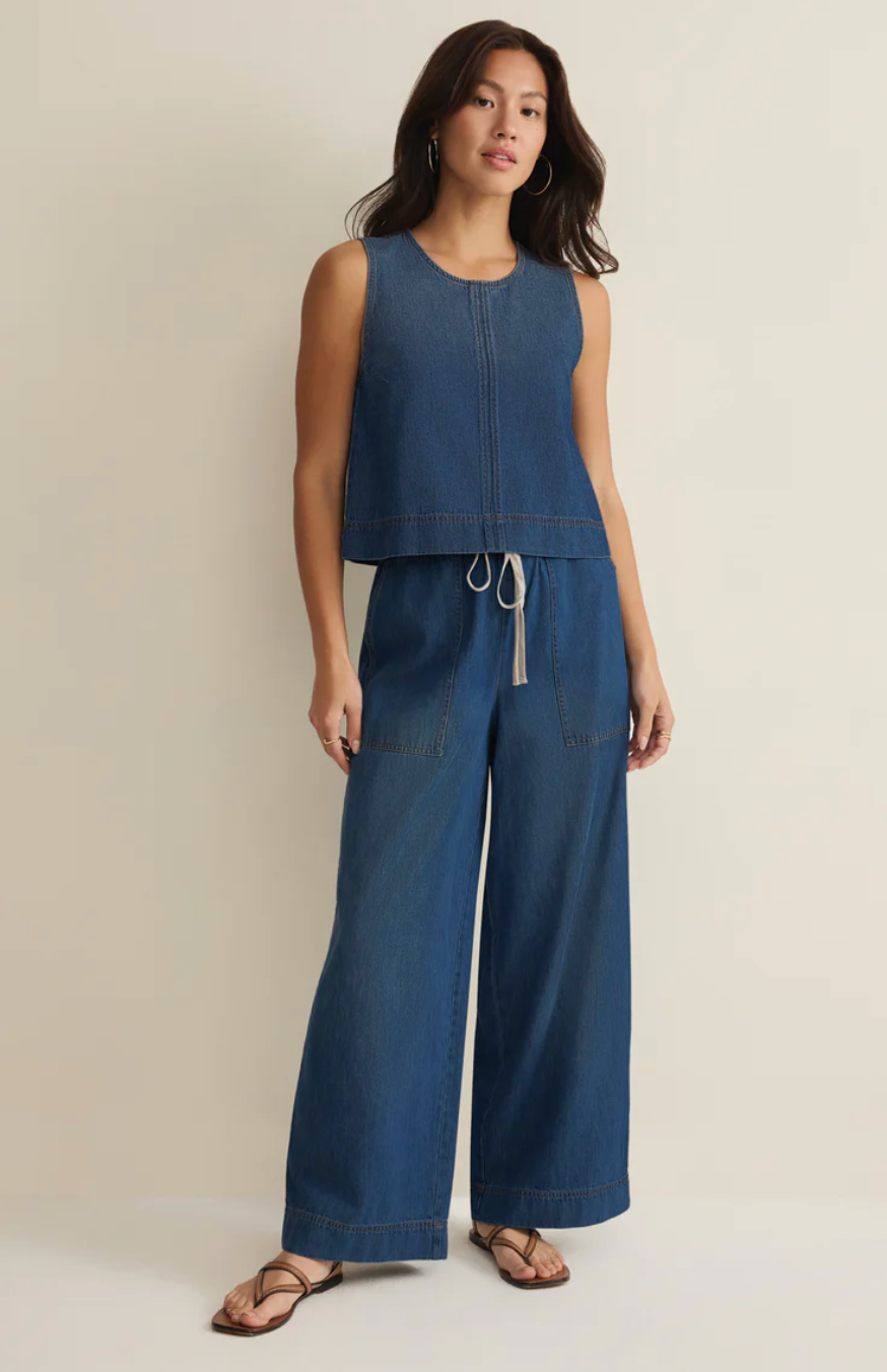 Z Supply | Daycation Utility Pants | Deep Water Denim