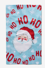 Geometry Tea Towel | Merry Santa Claus