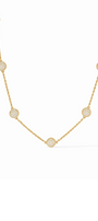 Julie Vos | Windsor Delicate Station Necklace | Pave CZ