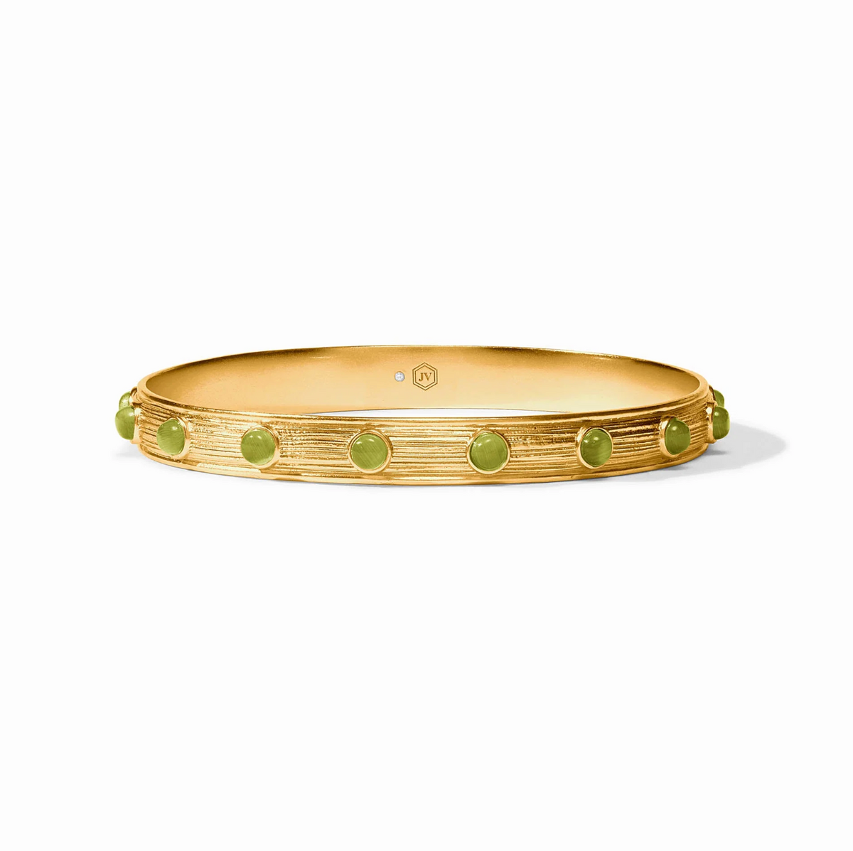 Julie Vos | Cobblestone Stone Bangle | Multi Stone Cat's Eye