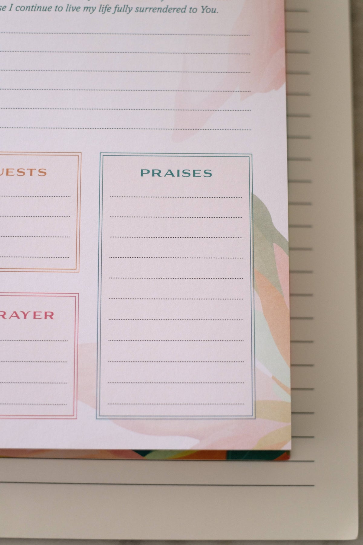 Prayer + Praise Tracker | A Year of God's Goodness