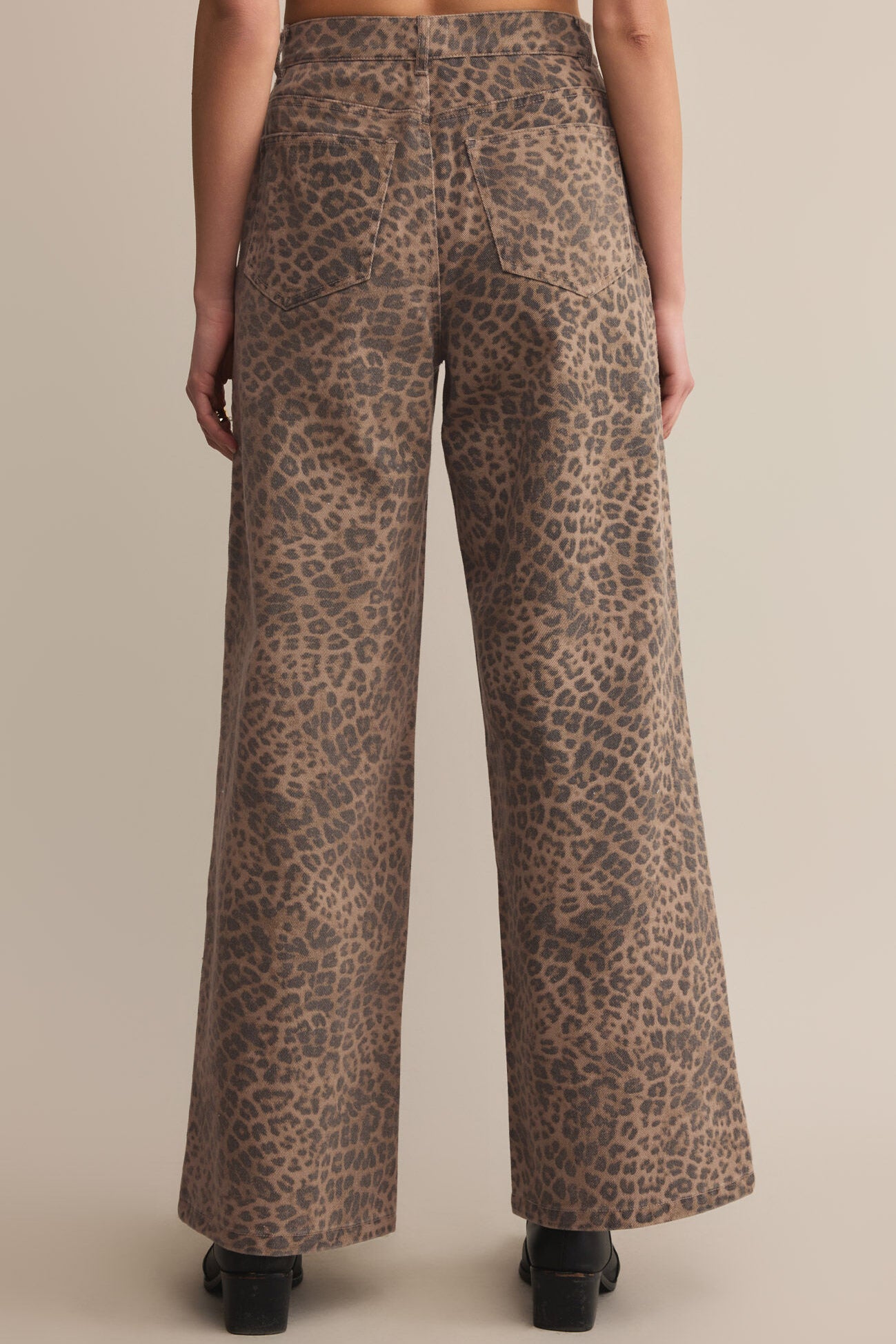 Marli Denim Leopard Pant | Desert Tan