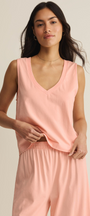 Z Supply | Sloane V-Neck Top | Bellini