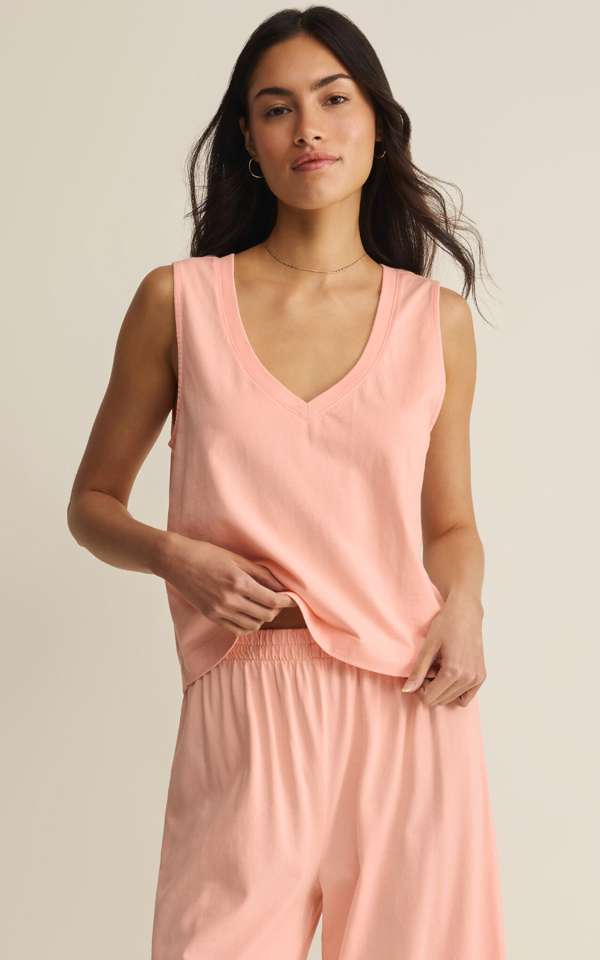 Z Supply | Sloane V-Neck Top | Bellini