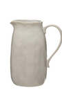 Stoneware White Pitcher