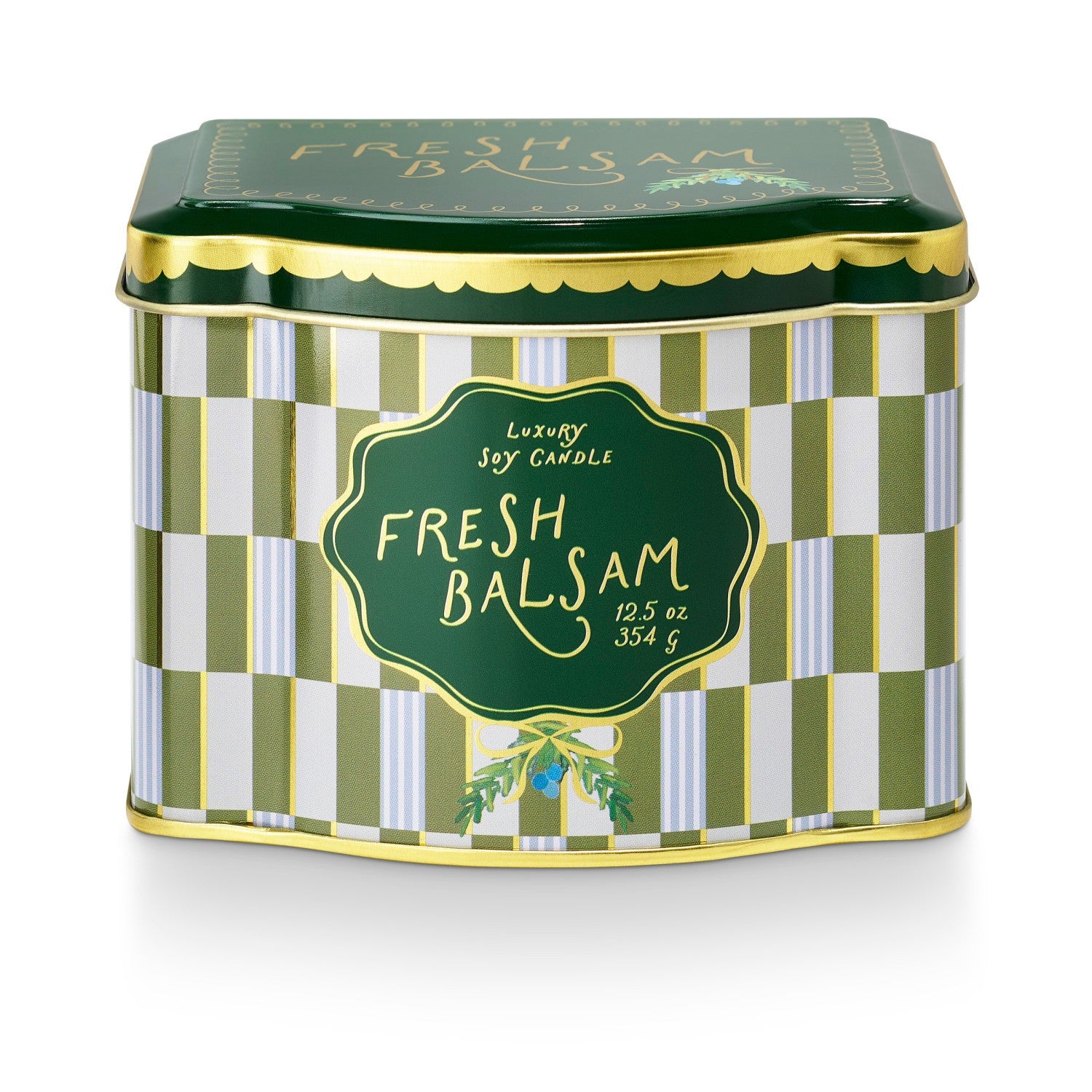 Printed Tin Candle | Fresh Balsam