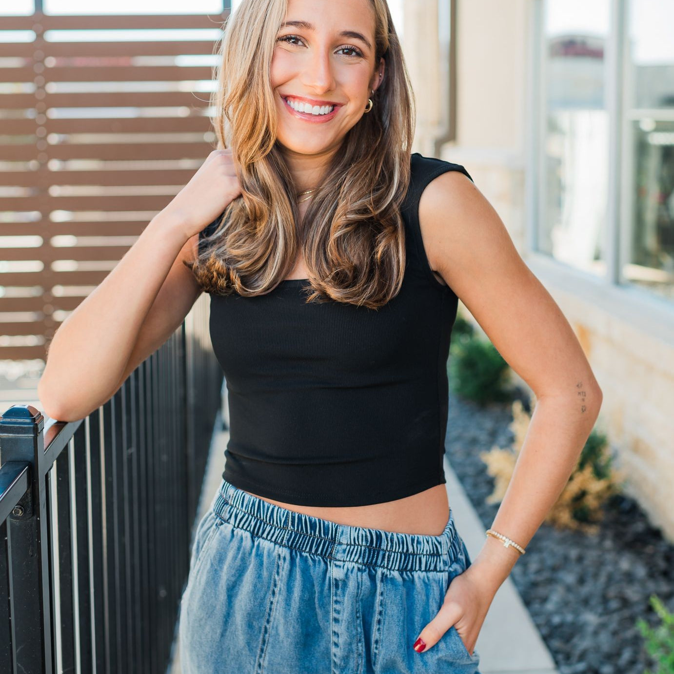 Carson Knit Top | Black