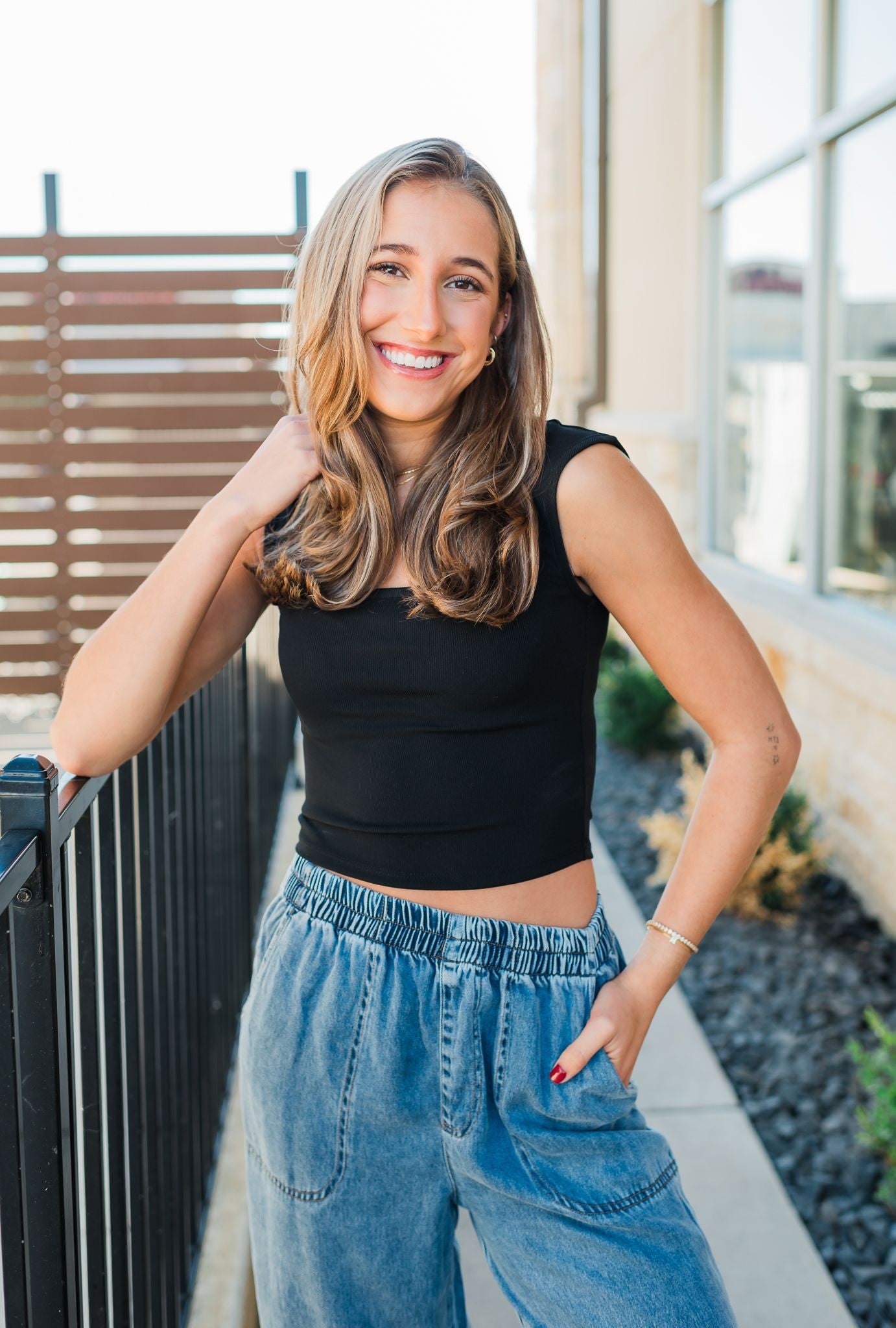 Carson Knit Top | Black